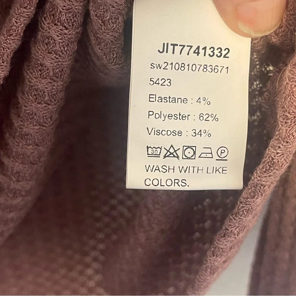 Cute Spring Cold Shoulder Ribbed Soft Shirt - Picture 4 of 5